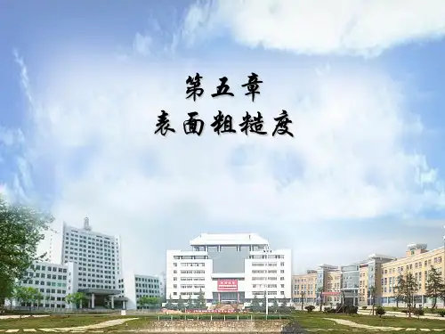 第五章表面粗糙度