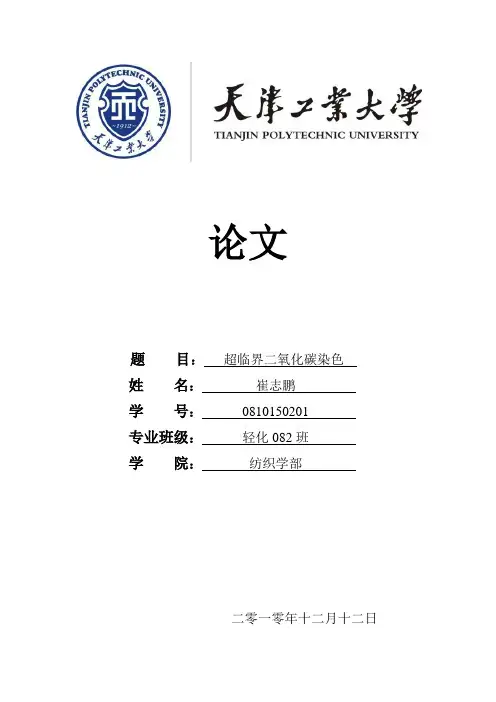 超临界二氧化碳染色