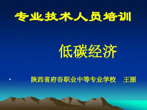 中国大力发展低碳经济的现实意义
