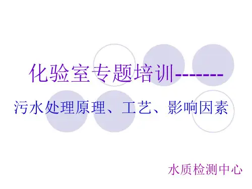 污水处理原理、工艺、影响因素