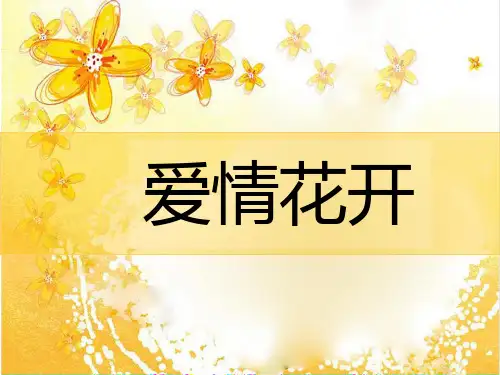 大学生爱情讲座