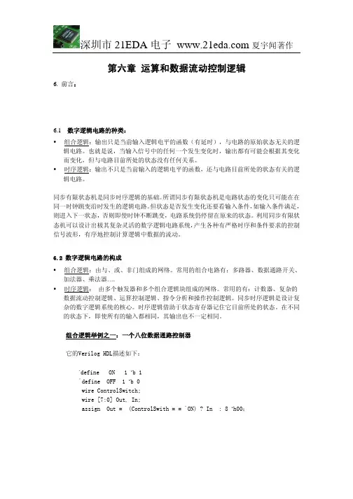 数字信号处理算法逻辑 第六章