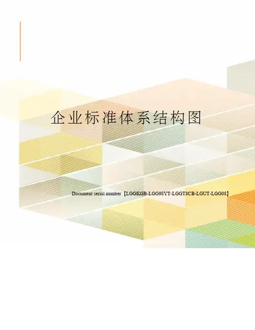 企业标准体系结构图