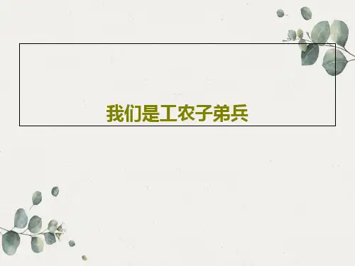 我们是工农子弟兵共32页