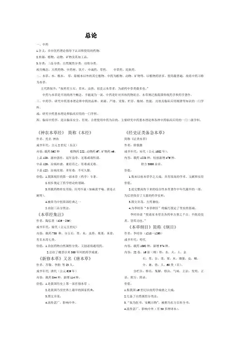 中药学