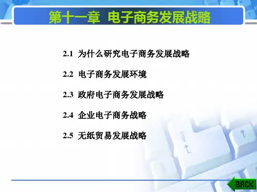 电子商务发展战略