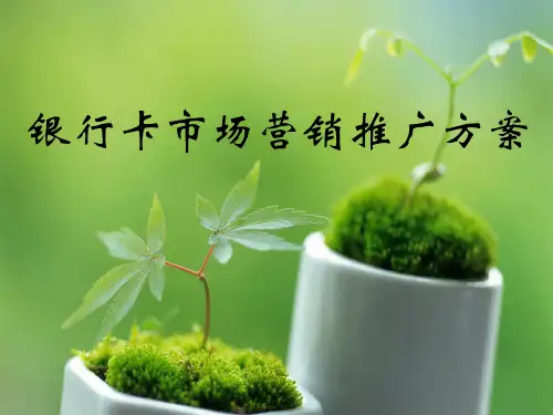 银行卡市场营销推广方案