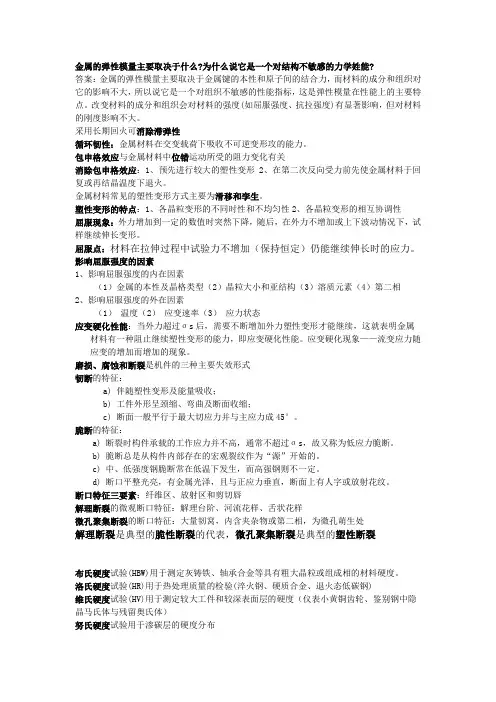 工程材料力学性能