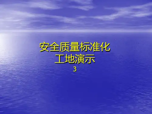 安全质量标准化工地