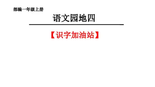 《语文园地四识字加油站》PPT课件人教部编版