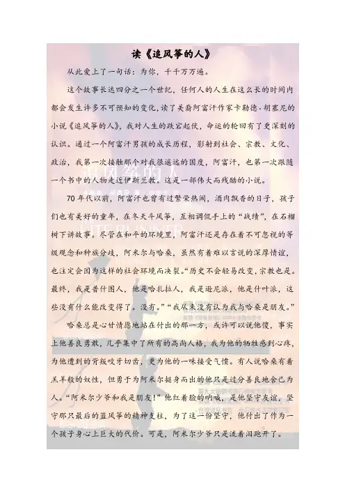 追风筝的人
