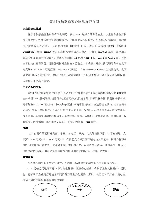营销策略模板