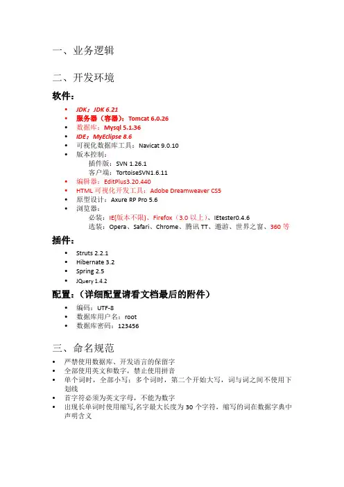 javaWeb开发环境配置