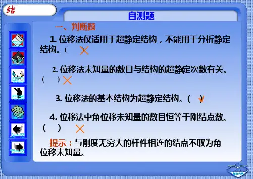 结构力学第6章自测