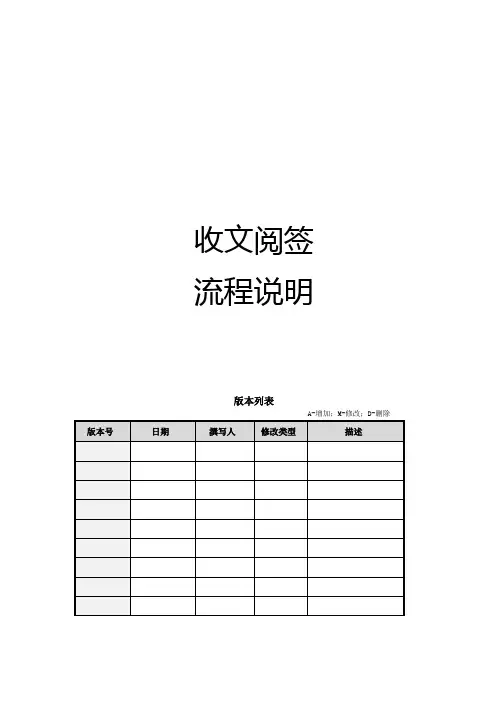 收文阅签流程说明