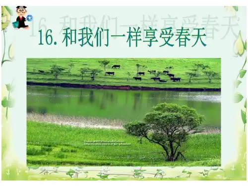 和我们一样享受春天