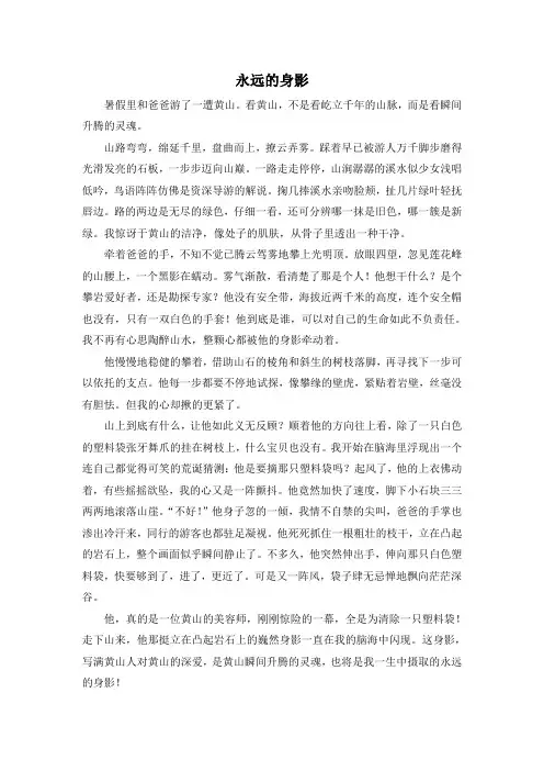 永远的身影