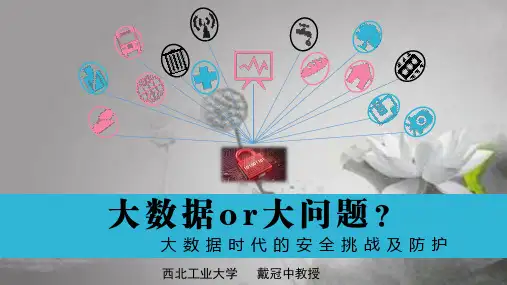 大数据安全风险与挑战 PPT