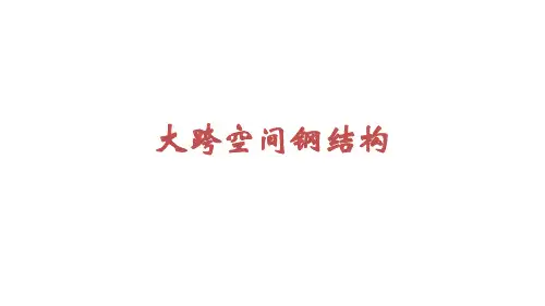 大跨空间钢结构PPT32页