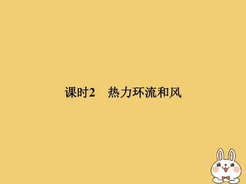高中地理第二章自然地理环境中的物质运动和能量交换2_1_2热力环流和风课件中图版必修1