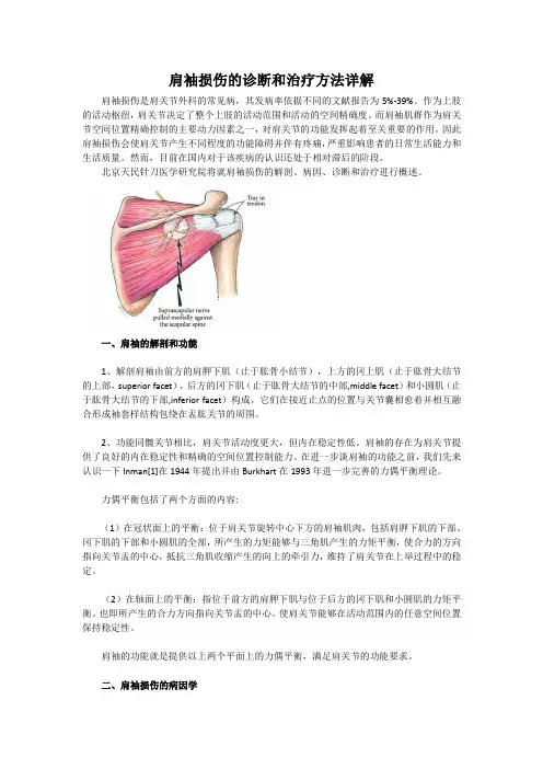 肩袖损伤的诊断和治疗方法详解