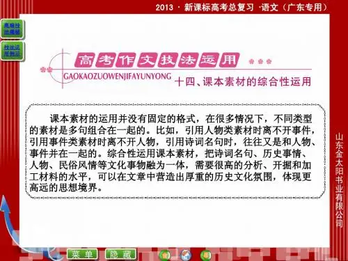 2013高考作文辅导大全 (14)