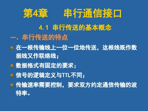 第4章 串行通信接口