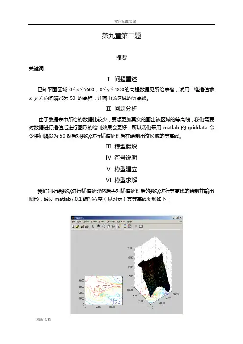 数学建模模拟地的题目,图论,回归模型,聚类分析报告报告材料,因子分析报告报告材料等37
