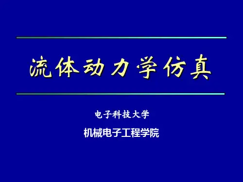 第七讲 计算流体动力学基础