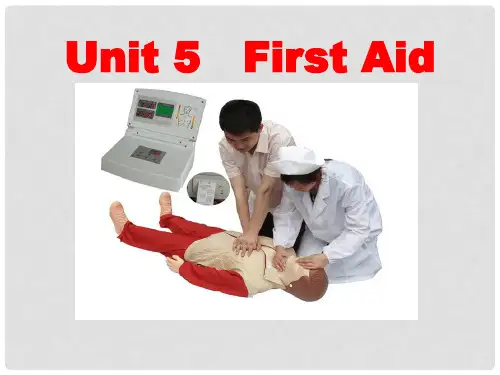 高中英语 Unit5 First aid课件 新人教版必修5