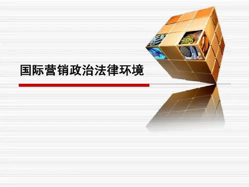 国际政治法律环境共75页