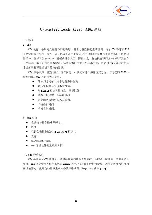 简介 CBA