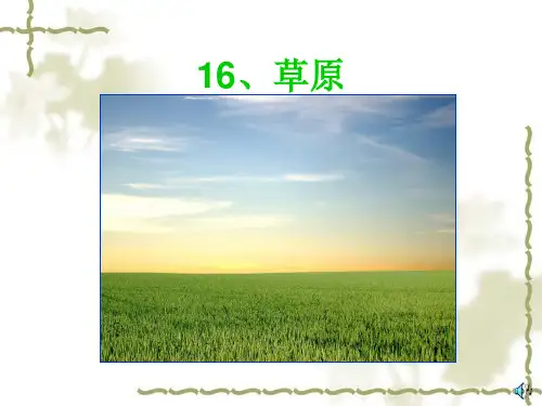 苏教版小学语文六年级上册课件《草原》2