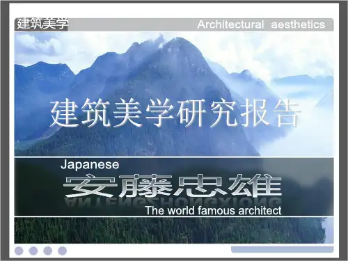 建筑美学—安藤忠雄作品及简介