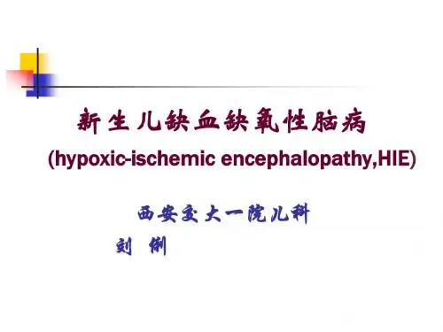 新生儿缺血缺氧性脑病