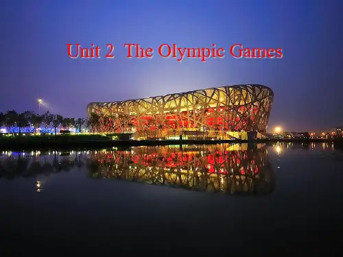 book2 unit 2 The Olypic Games reading