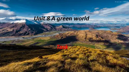 牛津英语译林版8b Unit8task(共17张PPT)