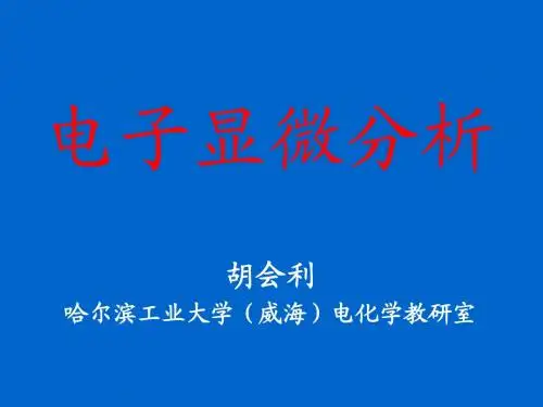 第7章 电子显微分析