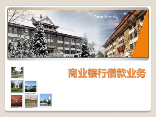 商业银行借款业务