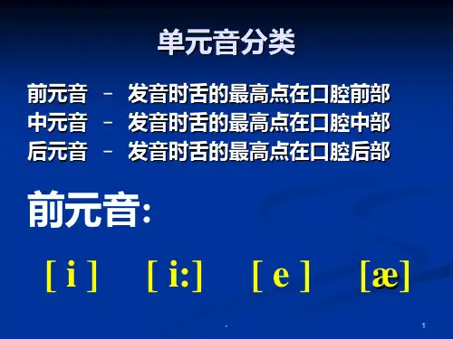 新概念英语第一册Lesson03-04(共16页)-单元音-数字表达PPT课件