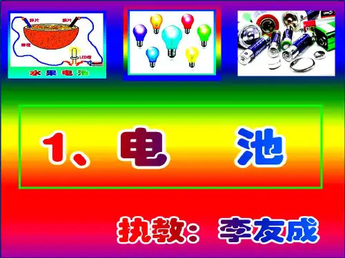 五年级科学上册 4.1 电池课件1 湘教版
