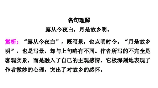 《古诗词诵读》ppt——统编版高中语文古诗词诵读PPT课件9