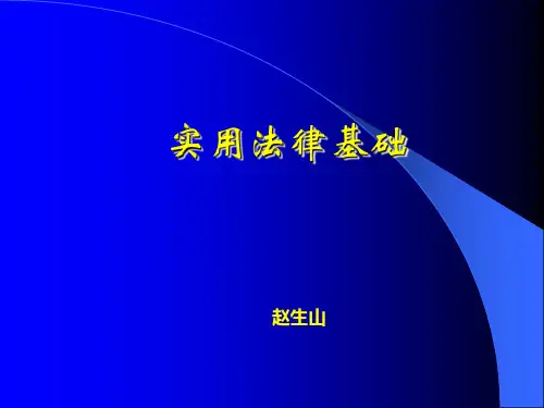 实用法律基础.