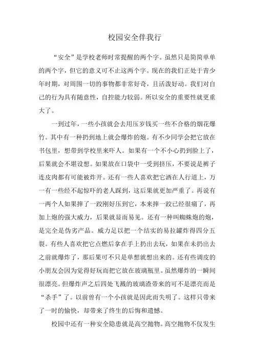 校园安全伴我行
