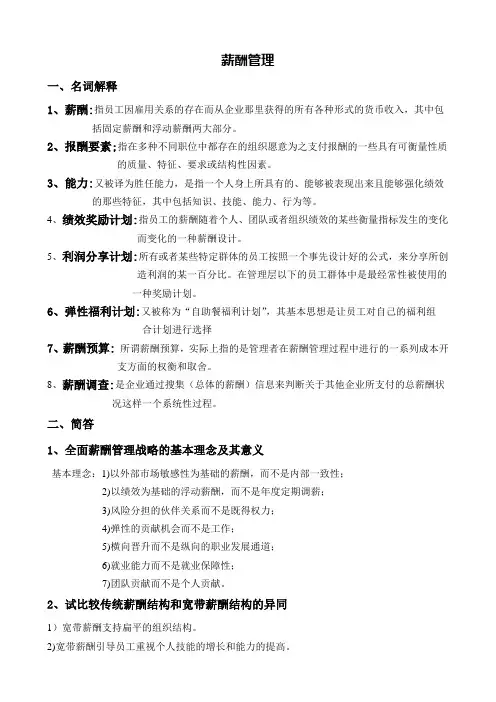 薪酬管理
