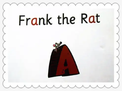 攀登英语-有趣的26个字母-Franktherat教学内容