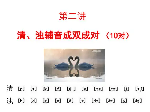 音标成双成对