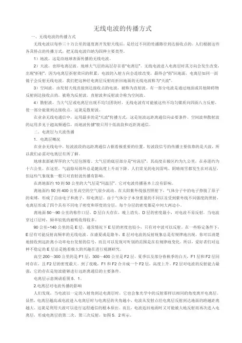 无线电波的传播方式