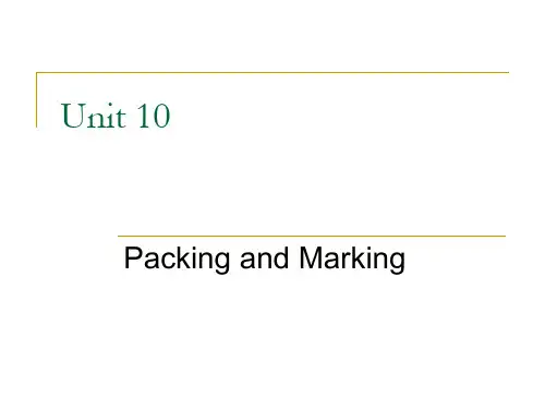 1.Chapter 10_Packing_and_marking
