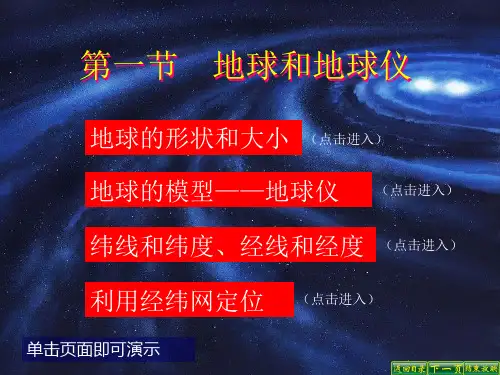 地球和地球仪精品PPT课件